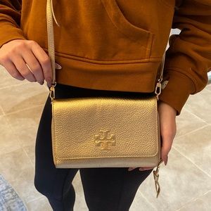 Tori Burch Gold Crossbody